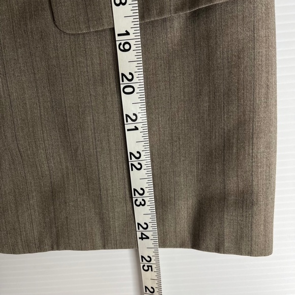 Nautica Mens Tan Brown Blazer Polyester Blend Fully Lined 12 - Picture 6 of 9
